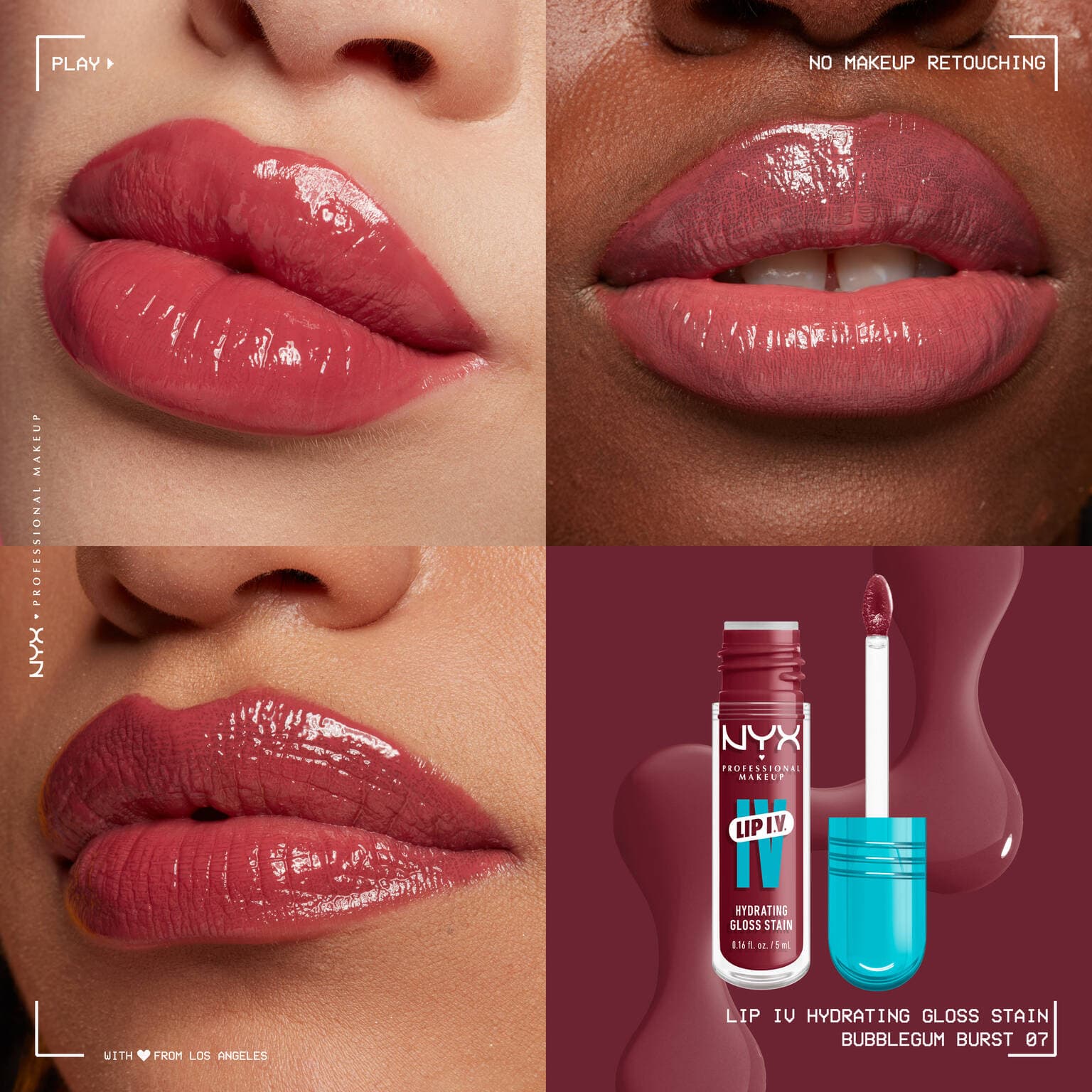 Lip I.V Hydrating Lip Gloss Stain 2